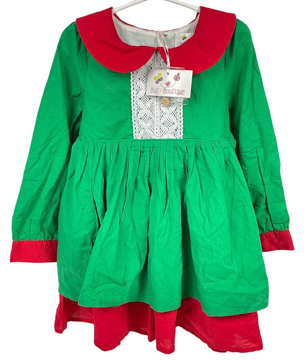 red white green christmas dress The Lincoln Log Love Lady