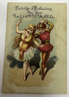 Vintage Partridge & Richardson Bee Hive Trade Card Phila PA