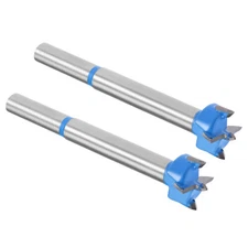 2pcs Forstner Drill Bit - [17mm] Carbide Wood Auger Opener Boring Bit, Dark Blue