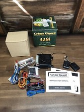 Crime Guard 328i Keyless Entry Car Alarm Security System Aux Trunk  Remote