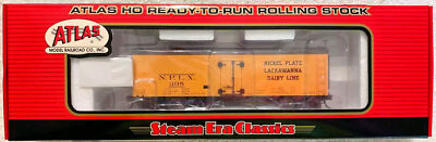 ATLAS 6113-4 HO-scale NICKEL PLATE 36-ft WOOD REEFER CAR DLW #308 RTR KD OVP