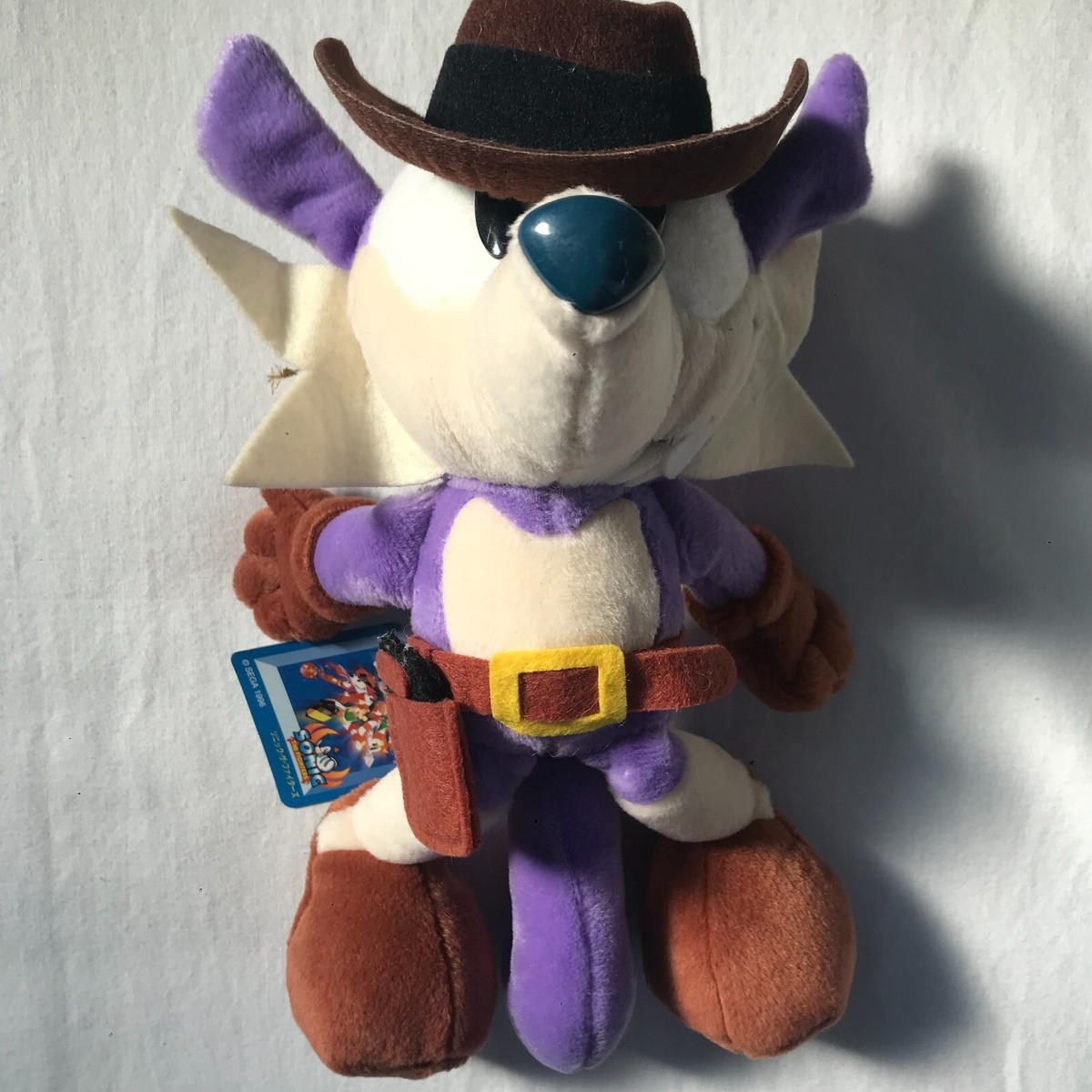 1997 Sonic The Fighters Fang the Sniper Plush doll SEGA
