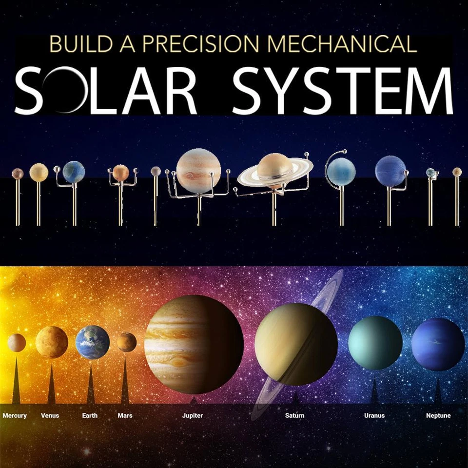 Build a Precision Mechanical Solar System Orrery - New Full Eaglemoss Model Kit - Image 2 of 4