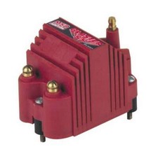 Msd 8207 Ignition Coil Street Blaster Core Red 40000 V Fits Sbc Bbc Chevy Ford