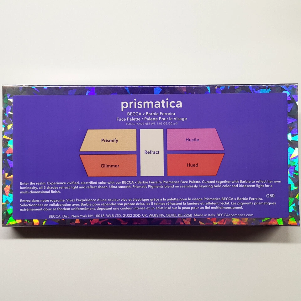 Becca X Barbie Ferreira - Prismatica - Face And Eye Palette - Perfect Gift - Image 3 of 4