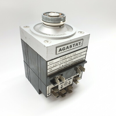 Agastat 7022 BH A2 3-30 Min Zeitrelais Motor - Oberschalter Wahlschalter fehlt