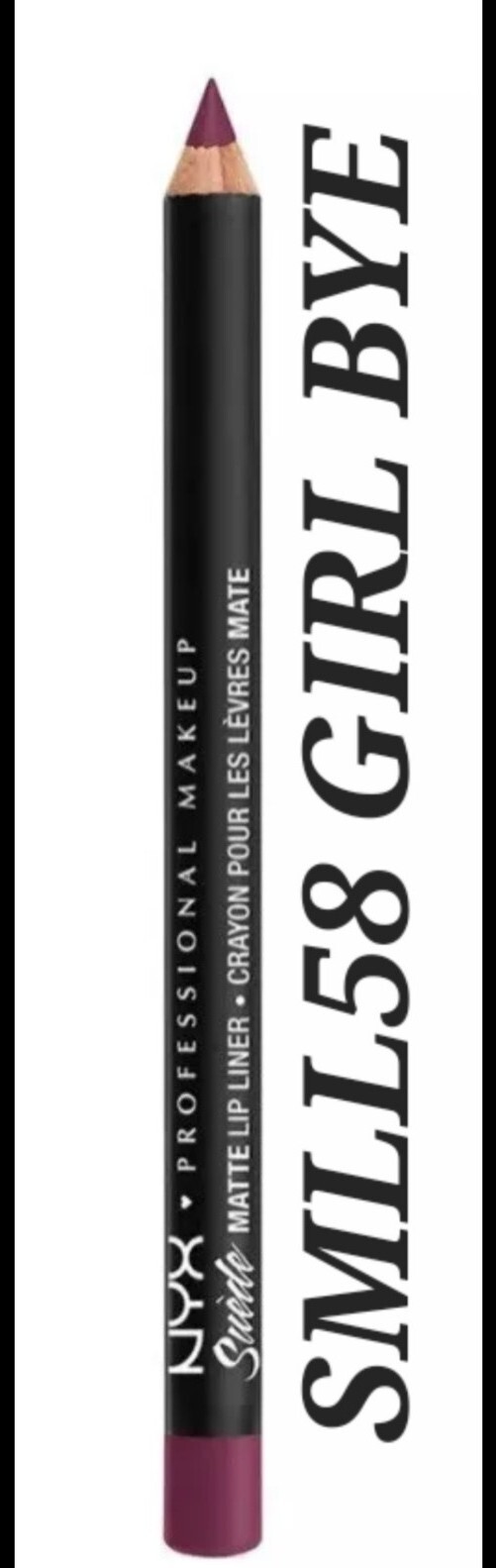 Nyx Professional Makeup Suede Matte Lip Liner Matt Lip Liner Shade 58 Girl, Bye 1 G - Image 3