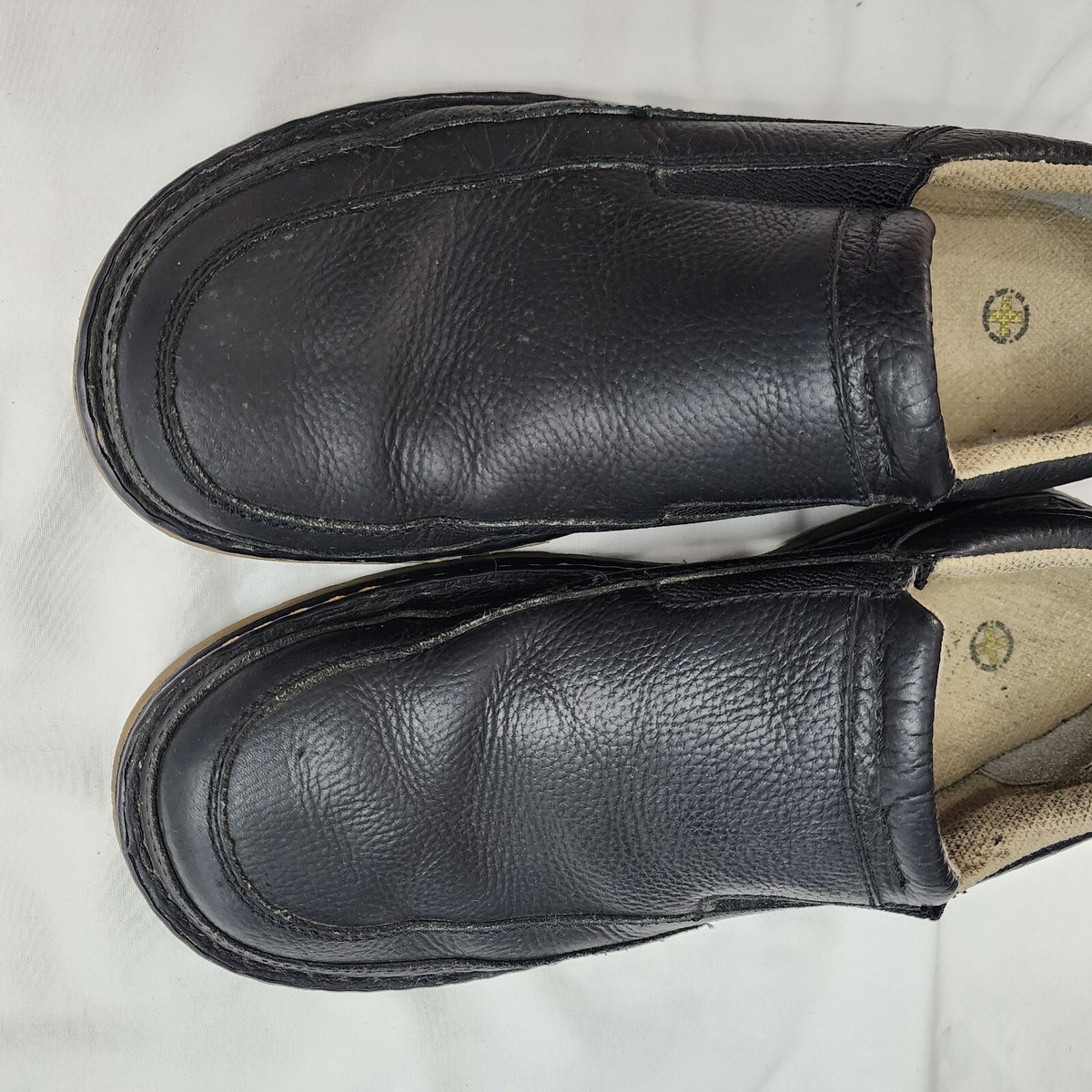 Dr. Martens Men\'s Orson Slip On Black Pebble Leather Loafers, Sz 12 Dr. Martens Men main image 3