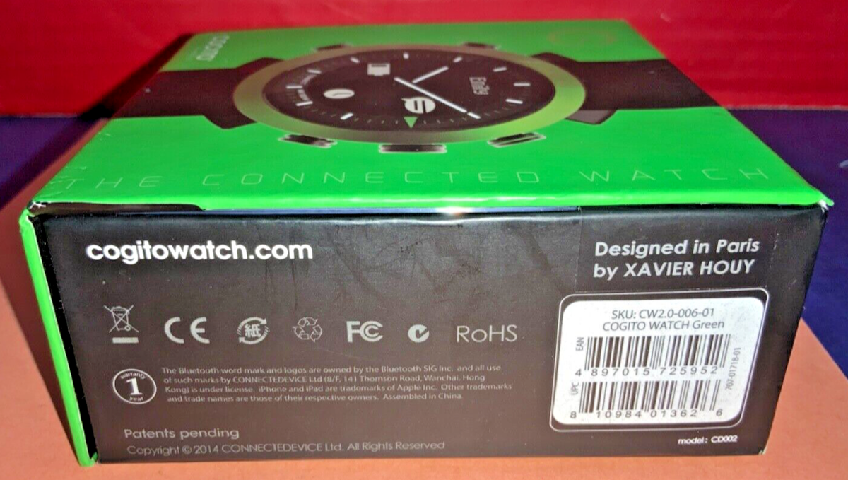Cogito 2.0 Classic Smart Watch CD002 - Green - TESTED Cogito 2.0 Classic Smart Watch CD002 - Green - TESTED