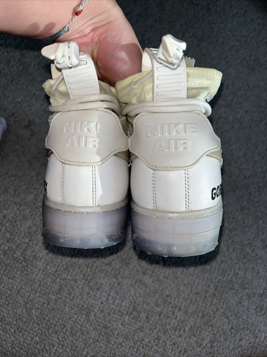 Nike Air Force 1 High WTR X Gore Tex Phantom Size 10 White