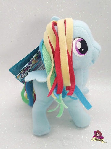 MY LITTLE PONY Rainbow Dash Peluche Plush Azzurro HASBRO kawaii NUOVO 14 cm - Picture 2 of 4
