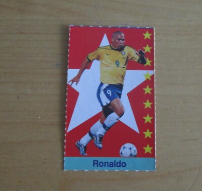 2000 RONALDO BRAZIL REAL MADRID THE FOOTBALL LEGEND CARD COLLECTION NEW