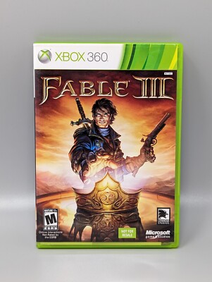Fable 3 Microsoft Xbox 360 2010 Complete Tested