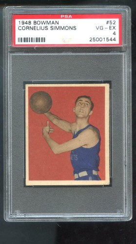 Cornelius Simmons #52 1948 Bowman card