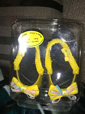  Girls Sandals Toddler Summer Shoes  Size 4 