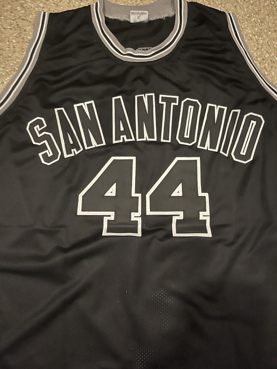 George Gervin San Antonio Spurs #44 Signed Jersey with JSA COA
