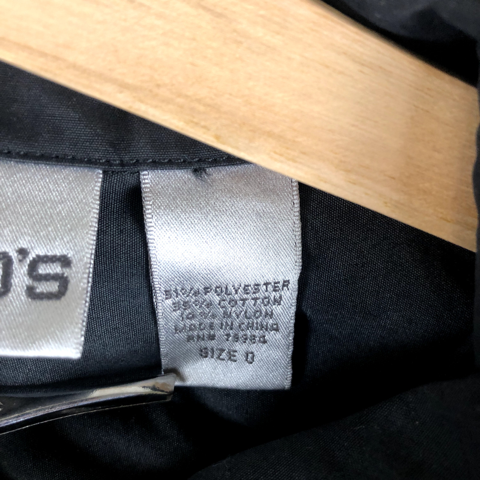 Chicos Jacket Windbreaker Womens Small Chicos 0 B… - image 17