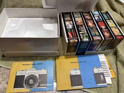 Mamiya/Sekor 528tl Empty Box 35mm Film Manual Box Foam Inserts Books 500 Vintage