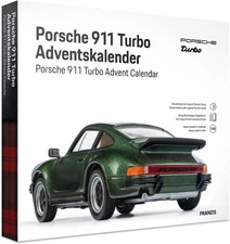 GENUINE PORSCHE Advent Calendar "911 Turbo" - Green - 1:43 - Christmas Franzis