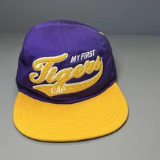 LSU Tigers Hat Cap Baby One Size Purple Yellow NCAA College Football My First