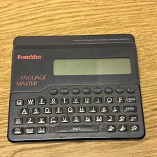 Franklin Language Master LM-2000 Dictionary with Spellblaster II TESTED & WORKS