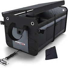 Image of FORTEM Car Boot Organiser, SUV Boot Tidy, Trunk Storage, Collapsible Multi
