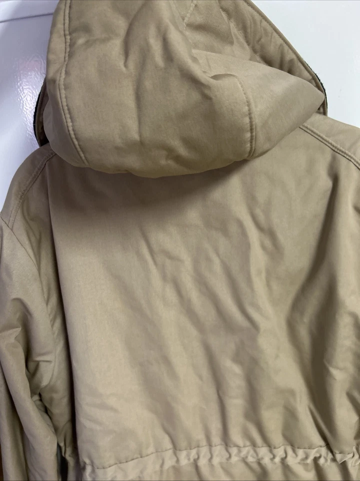 男式 London Fog 棕褐色连帽风衣外套 40 码常规 — 第 4/4 张图片