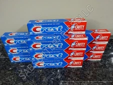 10 CREST Cavity Protection REGULAR PASTE Fluoride Anticavity Toothpaste 5.7 oz.