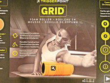 Trigger Point GRID 2.0 Foam Roller for Exercise, Deep Tissue Massage Blk 0021