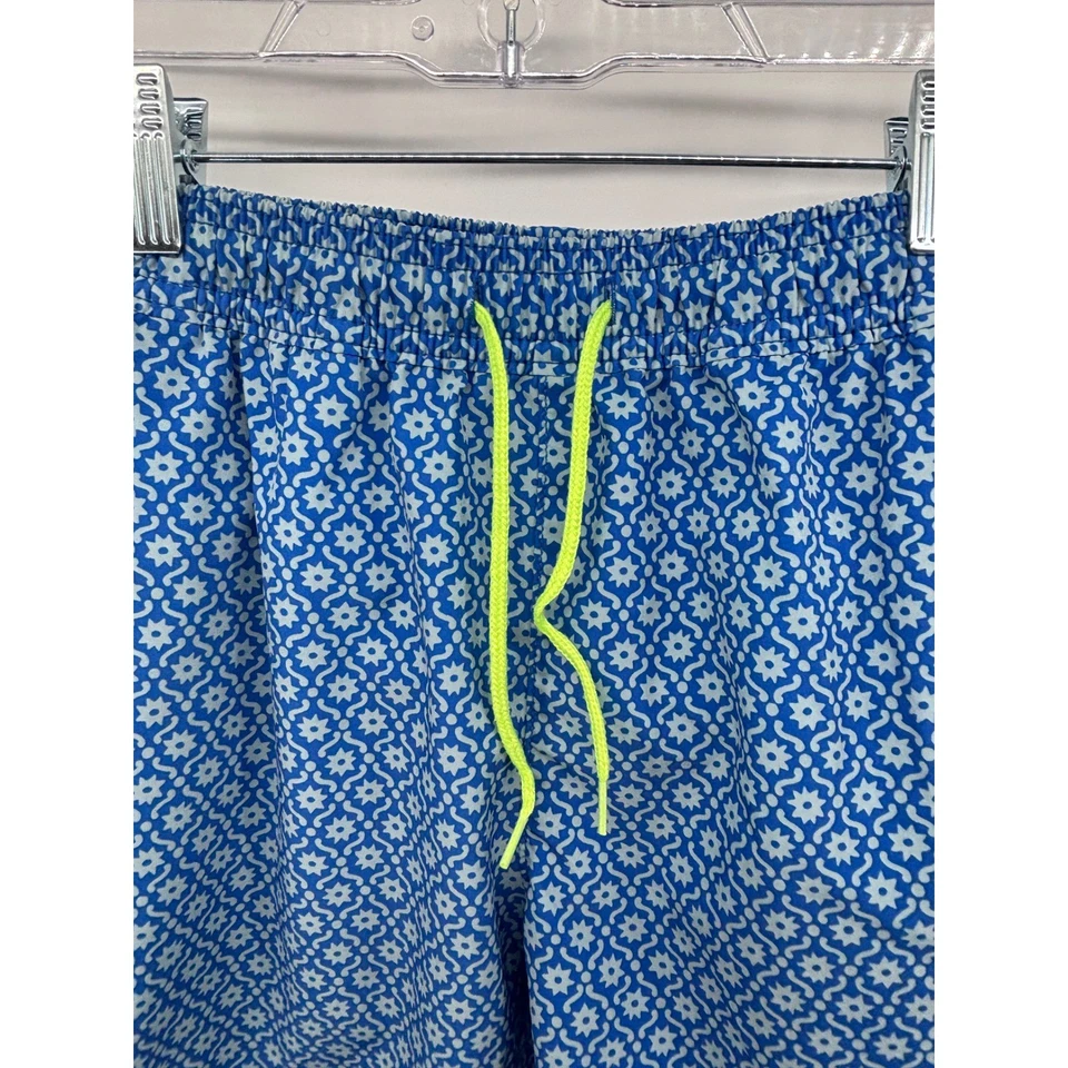 Pantalones cortos de natación Crewcuts para niños con cordón de neón talla 8 Foto 3 de 4