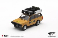 (Pre-Order) Mini Gt #1221 Range Rover 1981 Camel Trophy Sumatra K.Stoppa & A.Val