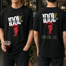 2026 Billy Idol It's Nice Day to Tour Again Unisex T-Shirt