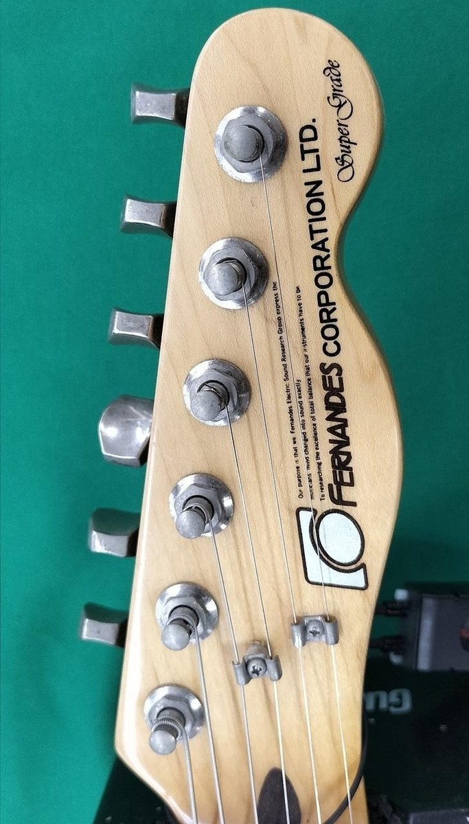 FERNANDES FTE-85 Super Grade Natural Made in Japan TL Type Solid