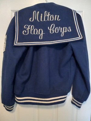 Milton West Virginia High School Wool Jacket Flag Corps 1982 WV