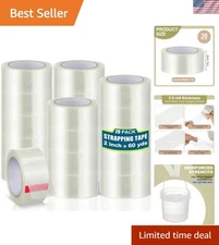 Heavy Duty Strapping Tape 2 Inch X 60 Yards Fiberglass Filament Clear Strong