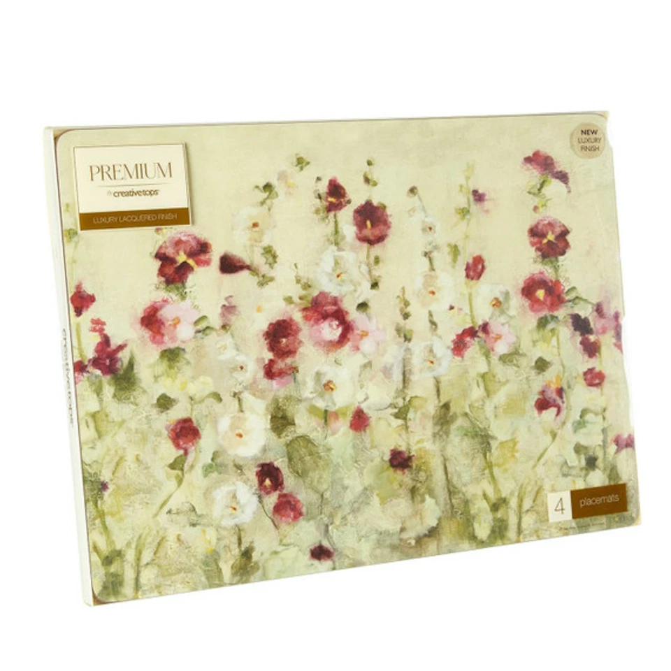 4er Set Tischsets, Platzsets WILD FIELD MOHNBLUME Kork 40x29cm Creative Tops - Bild 2 von 3