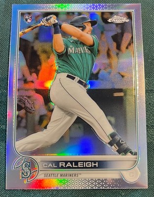 2022 Cal Raleigh Chrome  Refractor RC + 4 more RC's Beautiful NM-Mint Cards
