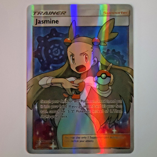 Pokémon Trainer Jasmine 177/181 Team Up Full Art Holo LP/NM (#25)