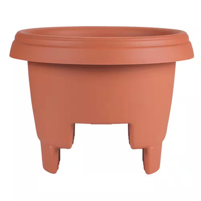 Deck Rail Planter 12 Inch Terra Cotta Plastic Flower Box Railing Pot