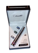 VTG COLIBRI OF LONDON SILVER ELECTRO QUARTZ LIGHTER CHANGEABLE CRYSTAL RINGS NIB