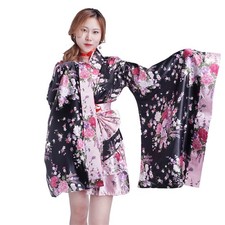 Japan Kimono Maid Kleid Sakura Vocaloid Cosplay Kostüm Miku Luka | M - XL