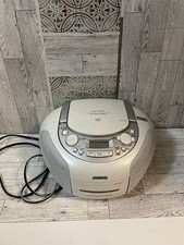 Aiwa Csd-td19 Cd Stereo Radio Cassette Recorder Player Tested Working Vintage