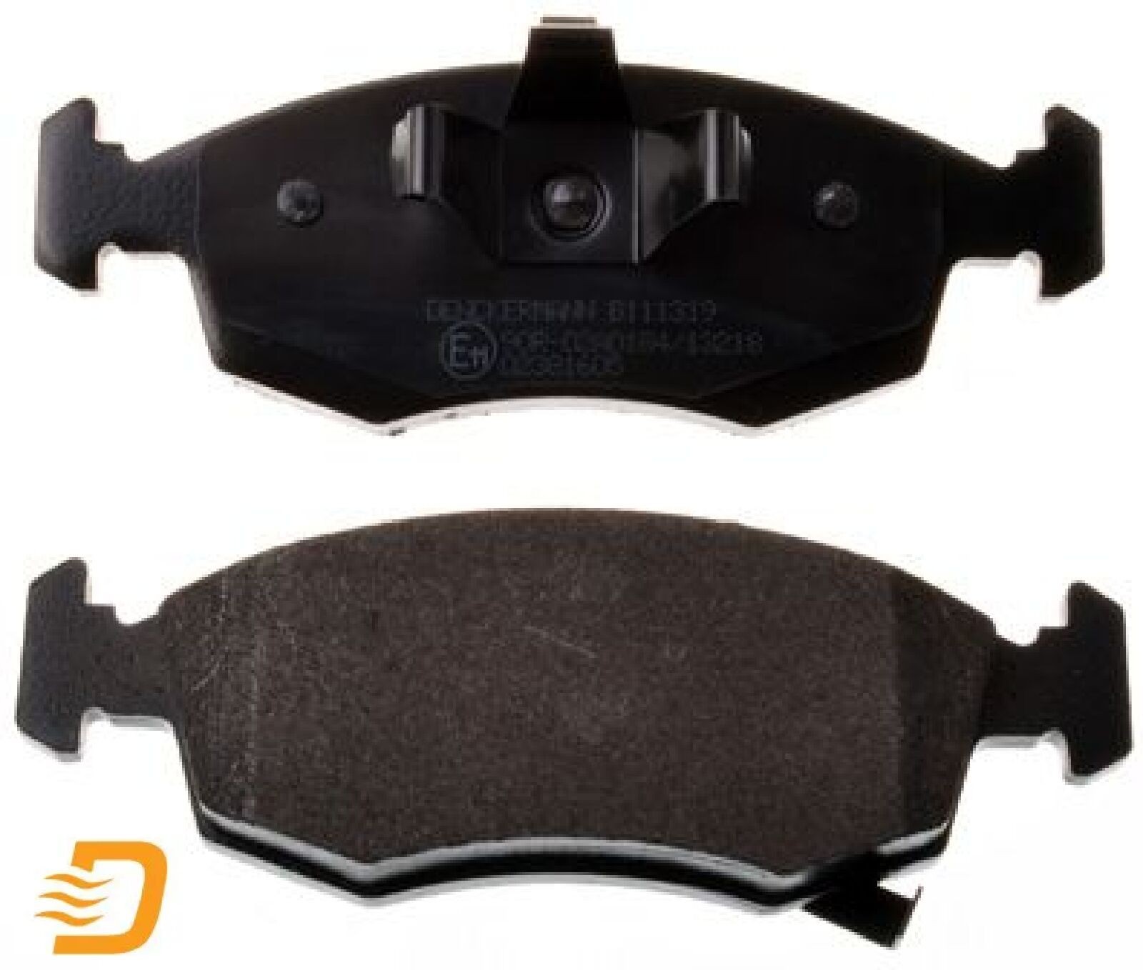 DENCKERMANN B111319 Bremsbelagsatz für Scheibenbremse Bremsbelagsatz