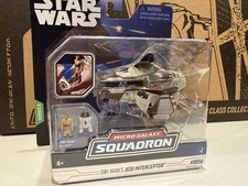 Star Wars Micro Galaxy Series 3 0056 Obi Wan Kenobi Jedi Interceptor R4-P17