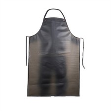 Waterproof /Oilproof PVC Black Aprons For Kitchen Waterproof Areas Work Cleaner