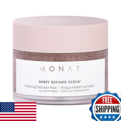 MONAT Berry Refined Scrub  - Perfecting Exfoliator Mask with Skin-Brightening AH