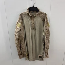 USMC Military Defender M-R FROG FR Combat Shirt Medium Regular Desert Marpat