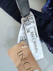 Lise Charmel Underwire Blue Lace Bra Size 32B