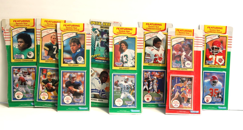 Lot Mixed years Kenner Starting Lineup Rookie of The Year 80's-90's