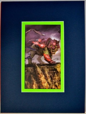 Masters Of The Universe - BATTLECAT Concept Art PRINT Professionally Matted